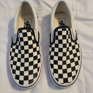 Checkerboard Van's size 8.5 Women/7 Men